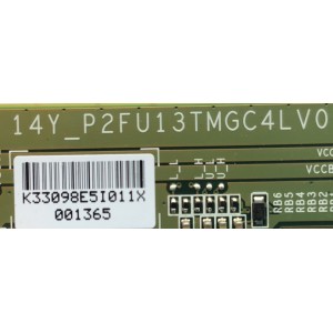 T-CON PARA TV HISENSE / NUMERO DE PARTE LJ94-33098E / 14Y_P2FU13TMGC4LV0.0 / 001265 / PANEL HD650FUD-B31(100)\S1\GM\ROH / MODELO 65H10B